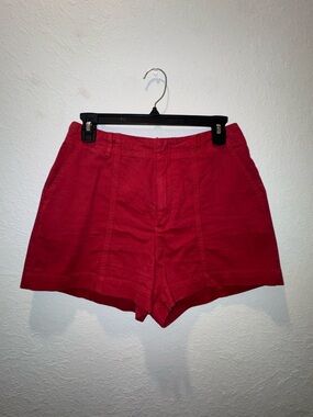 Universal Thread Red High-Rise Casual Shorts